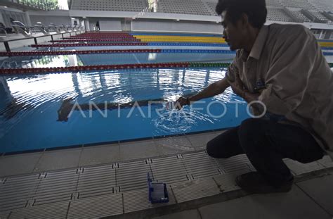 Stadion Akuatik Gbk Antara Foto