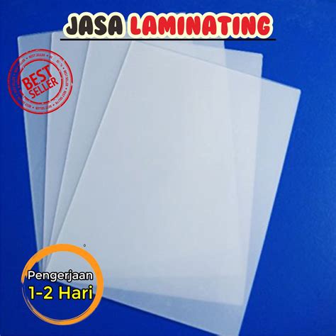 Jual JASA LAMINATING SERTIFIKAT Shopee Indonesia