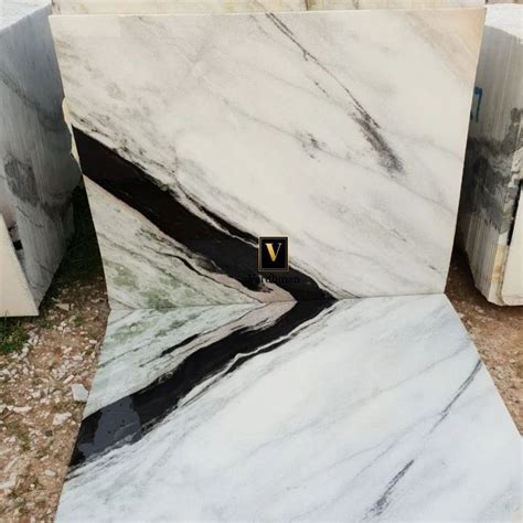 Slab Panda White Marble For Flooring Thickness 16 Mm At Rs 60 Sq Ft