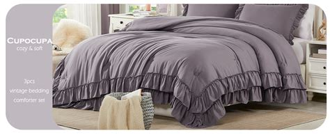 Amazon Cupocupa Purple Pink Comforter Set Queen 3Pcs Comforters