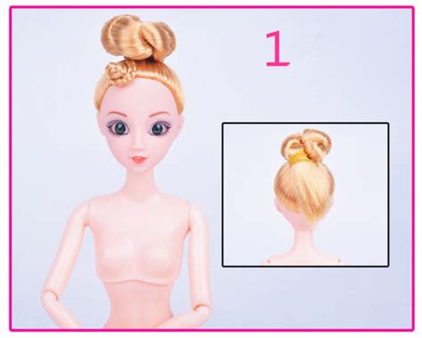 Fanco Toy StoreMoveable Joints Doll Body Solid Cake Baking Princess Naked Body For Dolls With