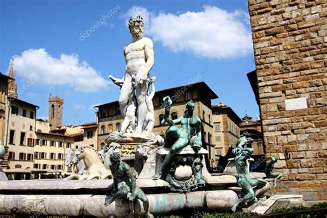 Neptune Statue in Florence — Stock Photo © saras66 #54956909