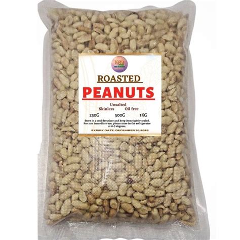 Roasted Skinless Peanuts Unsalted Organic G G Kg Lazada Ph