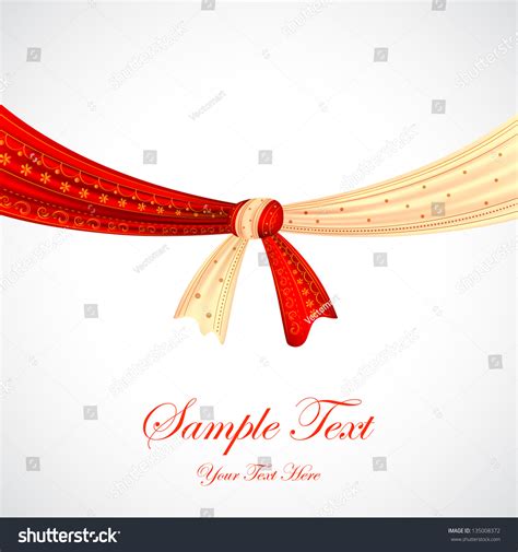 illustration hindu wedding knot tied man stock vector royalty