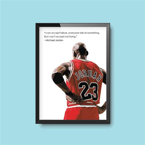 Michael Jordan Failure Quote Poster