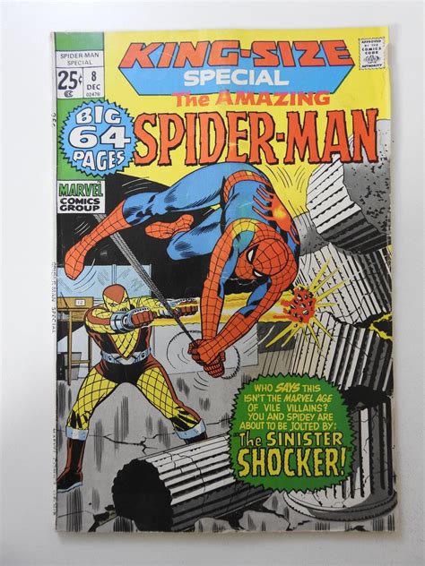 The Amazing Spider Man Annual Vg Condition Moisture Stain