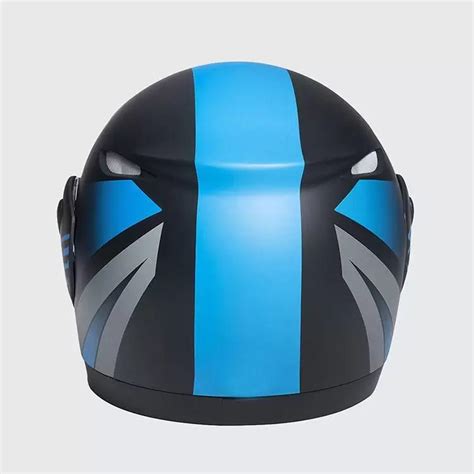 Capacete Taurus Zarref New Neon Preto Azul Fosco Articulado