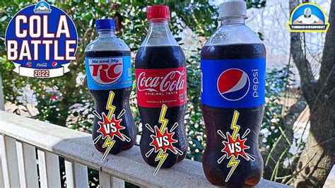 Coca Cola® Vs Pepsi® Vs Rc Cola® 🥤🆚🥤🆚🥤 Cola Battle 2022