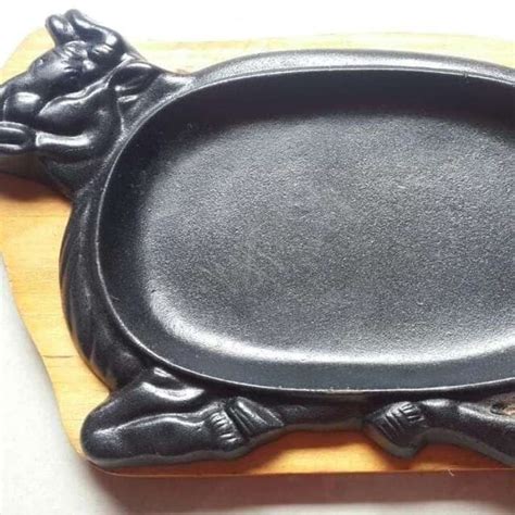 Jual Piring Hot Plate Sapi Pengait Alas Piring Steak Picasso Di Seller Fonzgalz Sei