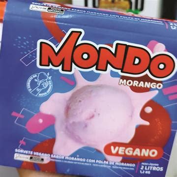 Sorvete Mondo Morango L New Flavor