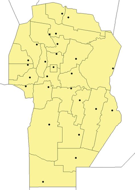 Mapa Politico De Cordoba Y Alrededores Provincia De Cordoba Hoteles En