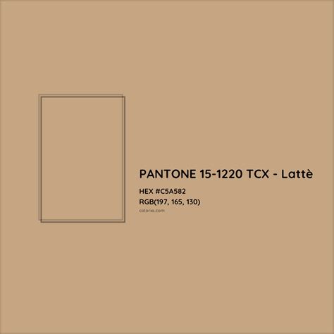 PANTONE 15 1220 TCX Lattè Complementary or Opposite Color Name and