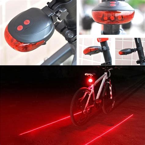 Led Indicator Light Night Laser Led Rear Bike Bicycle Tail Light