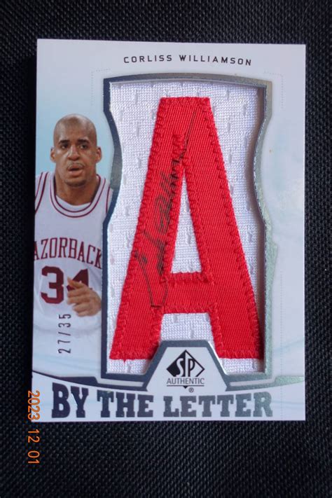 代購代標第一品牌樂淘letaoCorliss Williamson 2013 14 SP Authentic By The Letter