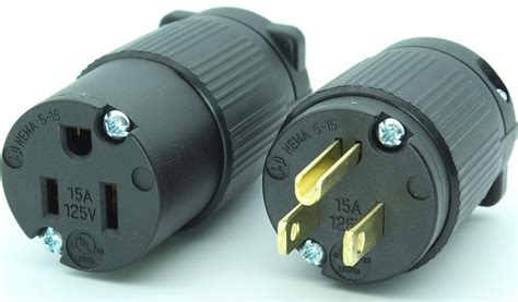 Buy Journeyman Pro 515pc Plug And Connector Set 15 Amp 120 125 Volt Nema 5 15p 5 15c 2pole