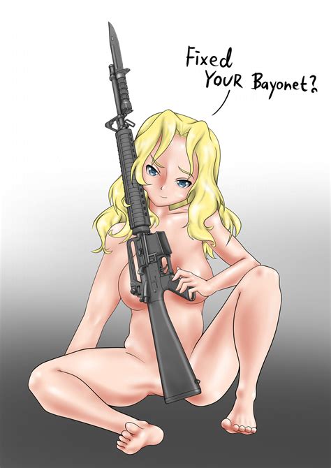 Rule 34 1girls Blonde Hair Breasts Female Girls Und Panzer Gun Kay Girls Und Panzer Large