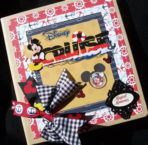 Disney Cruise Premade 6x8 Binder Scrapbook Album Mickey Mouse Etsy