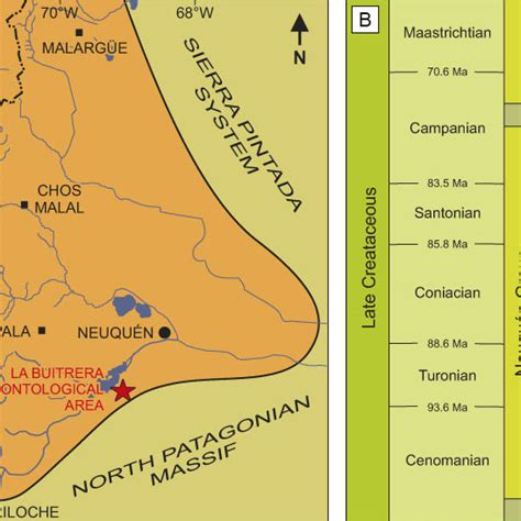 A Map Of The Neuqu N Basin The Red Star Indicates The Location Of La