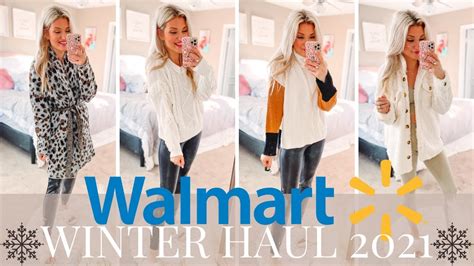 Walmart Winter Must Haves Try On Haul Kiki Morabito Youtube