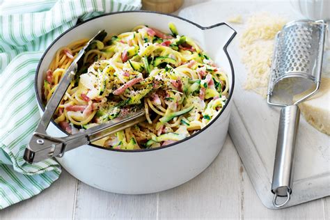 Esitell Imagen Bacon Zucchini Pasta Abzlocal Fi