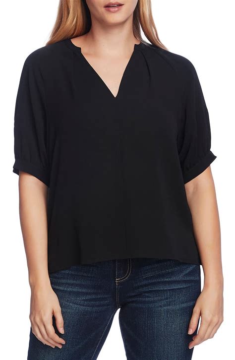 Vince Camuto Split Neck Blouse Nordstrom