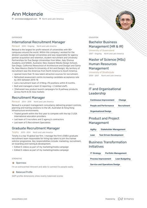 Download Recruitment Manager Resume Example For 2021