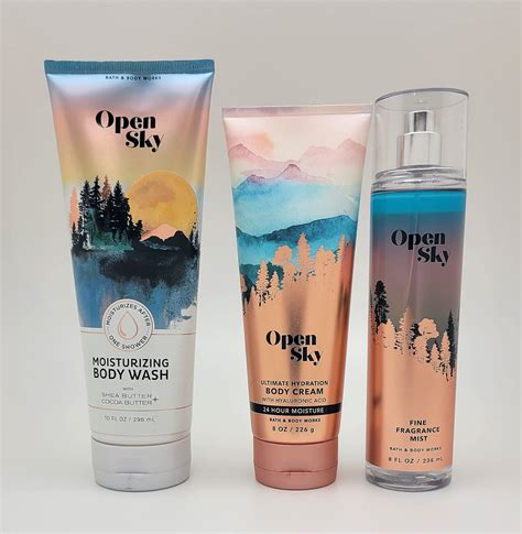 Buy Bath & Body Works - Open Sky - Bundle -3 items - Moisturizing Body ...