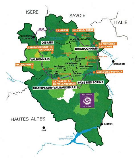 Présentation 58 imagen massif de l oisans carte fr thptnganamst edu vn