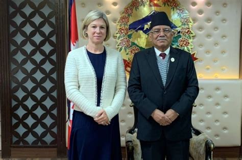 British Ambassador Calls On Pm Dahal Nepal Press