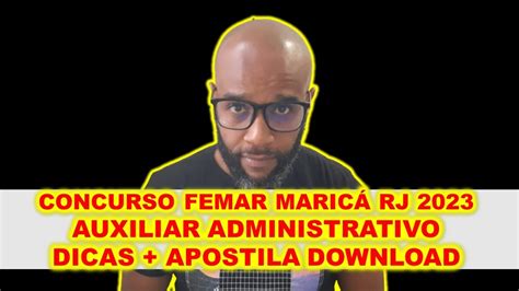 Concurso Femar Maric Rj Auxiliar Administrativo Dicas