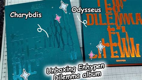 Unboxing ENHYPEN Dimension Dilemma Odysseus Charybdis YouTube