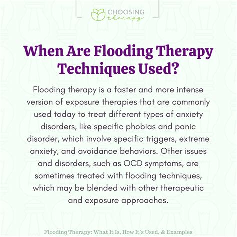 What Is Flooding Exposure Therapy?