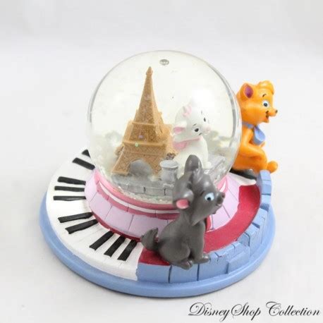 Snow Globe The Aristocats DISNEYLAND PARIS Marie Toulouse Berlioz