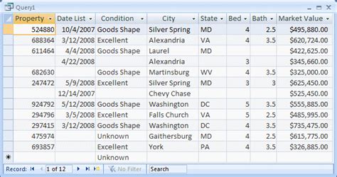 Microsoft Access Lesson 24 Operations On Data Analysis