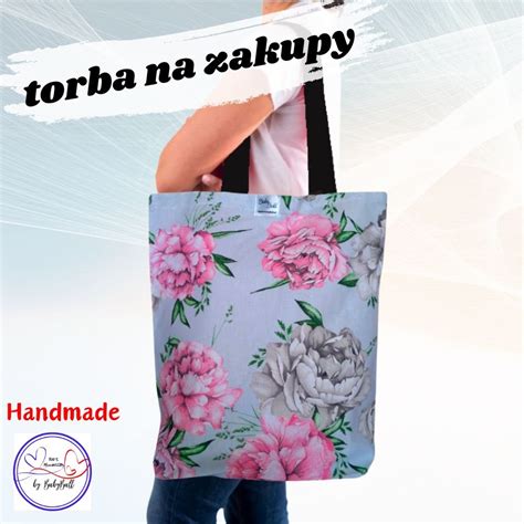 Torba Na Zakupy Bawe Niana Siatka Kolorowa Eko Shopperka Handmade