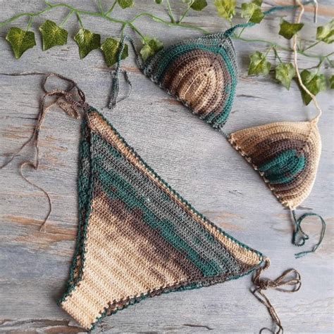 Pdf File For Crochet Pattern Serafina Crochet Bikini Top And Bottom