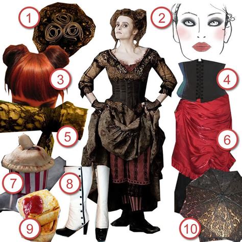 Mrs Lovett Sweeny Todd Costume Fandom Outfits Sweeney Todd Costume