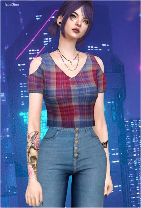 Jenni Sims Base Game Compatible Top Sims Jenny Sims 4