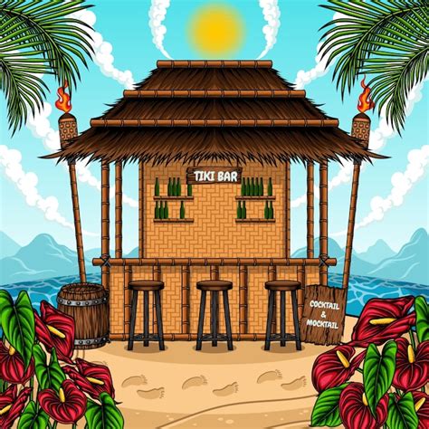 Top 179 Tiki Bar Cartoon Images Tariquerahman Net