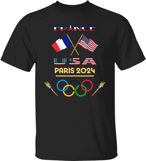 2024 Paris Olympics Games Shirts Team Usa Olympics Games Shirts 2024 Olympics T Shirt Black In