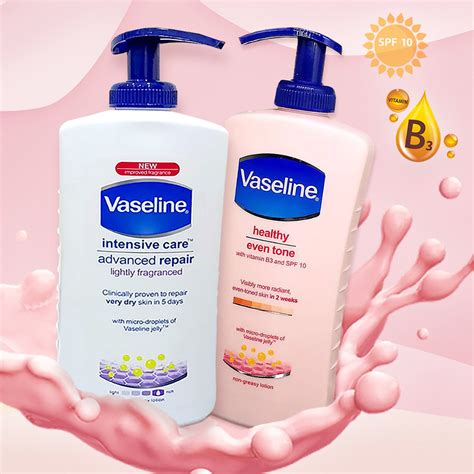 โลชนบำรงผว Vaseline วาสลน โลชน Vaseline Healthy Even Tone With