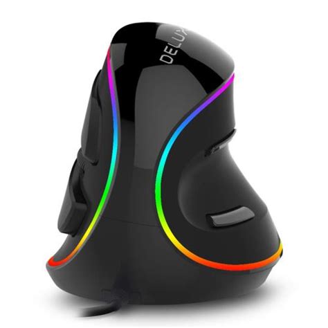 Souris Gaming Filaire DELUX M618 Plus RVB Lumineux Ergonomique