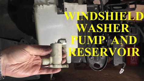 How To Replace Windshield Washer Fluid Motor