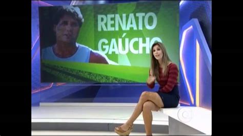 Cristiane Dias Apresentadora Gostosa Do Globo Esporte RJ 9 Saia E