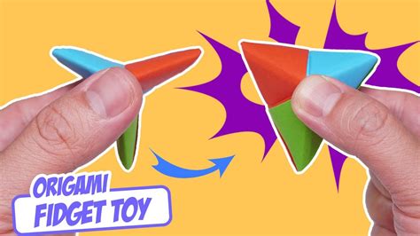 Easy Origami Pop It How To Make Origami Fidget Pop It Youtube