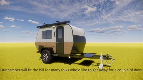 Mini Offroad Camping Aluminum Wohnwagen Camp Camper Trailers For Sale