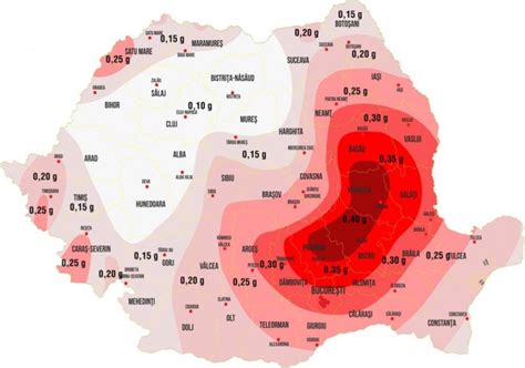 Harta Seismica Romania Harta