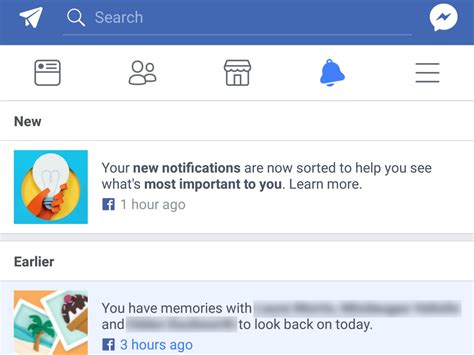 Facebook Notification Sign