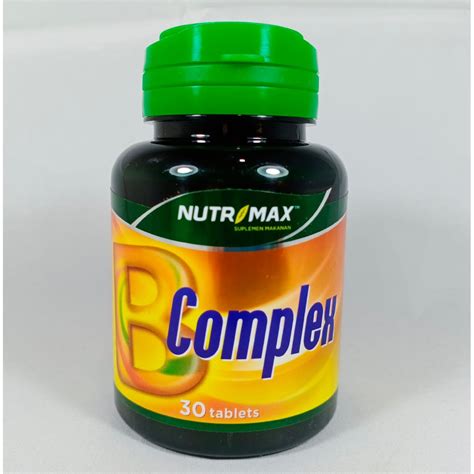 Jual Nutrimax B Complex Tablets Suplement Makanan Bpom Shopee