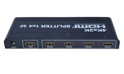 PremiumCord HDMI splitter 1 4 porty kovový s napájením Full HD 3D